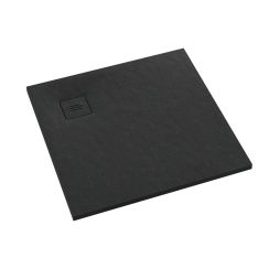 Schedline Protos Black Stone Rechteckige Duschwanne 100x100 cm grau 3SP.P2K-100100/C/ST-M1/C/ST