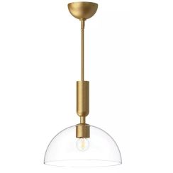 Elstead Lighting Jude Deckenlampe 1x60 W gold ALM-JUDE-P-GD-CL