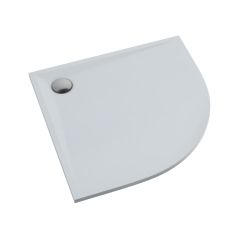 Schedline Libra Smooth White Halbrunde Duschwanne 80x80 cm weiß 3SP.L1O-8080