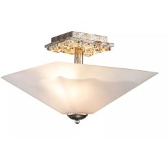 Elstead Lighting Star Deckenlampe 2x40 W silber FB-STAR-F-S-DS