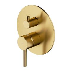 Omnires Y Badewannen- und Duscharmatur Unterputz gold Y1247ROGLB