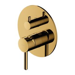Omnires Y Badewannen- und Duscharmatur Unterputz gold Y1248ROGL