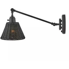 Elstead Lighting Arti Wandleuchte 1x60 W schwarz HK-ARTI-1W-BK-BR
