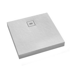 Schedline Nonlimits White Stone Quadratische Duschwanne 90x90 cm weiß 3ST.N2K-9090/B/ST-M1/B/ST