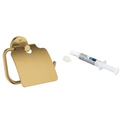 Set Toilettenpapierhalter Grohe Start 41179GN0, Kleber Grohe QuickGlue 41127000
