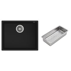 Set Tegranit-Spüle Teka Square 115230020, Abtropfbecken Teka 40199072