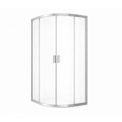 Ravak Blix Duschkabine 90x90 cm halbrund chrom Glanz/durchsichtiges Glas 3B270C00Z1B