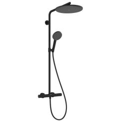 Hansgrohe Raindance Alive S Duschset Wandmontage mit Thermostat mit Kopfbrause schwarz 24594670