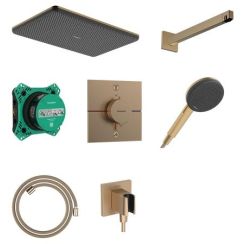 Hansgrohe Raindance Alive Q Duschset Unterputz mit Thermostat mit Kopfbrause || 24620140