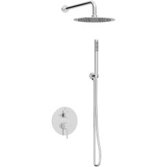 Balneo Cascade Duschset Wandmontage mit Kopfbrause chrom H0301010606