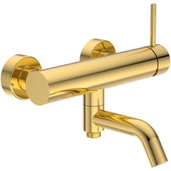 Balneo Cascade Badewannen- und Duscharmatur Wandmontage gold H0201030403