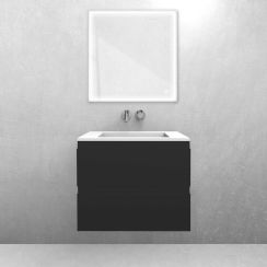 Set Waschbecken Oltens Stila 40200900, Badschrank Oltens Vernal 60000300