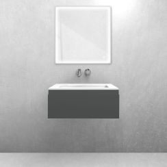 Set Waschbecken Oltens Kalla 40207900, Badschrank Oltens Vernal 60009400