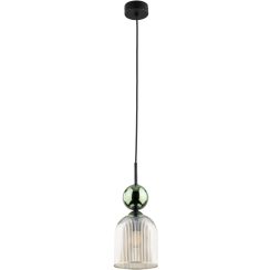 TK Lighting Sophia Green Cognac Pendelleuchte 1x10 W grün-braun 11146