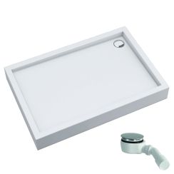 Schedline Favory Plus Rechteckige Duschwanne 120x80 cm weiß 3ST.F1P-80120