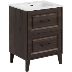 Set Badschrank Comad Dorothy Ristretto DOROTHY RISTRETTO 82-60-46-2S, Waschbecken Comad Go GO60/DP-8095