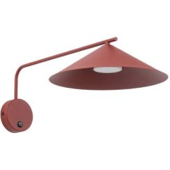 TK Lighting Lume M Wandleuchte 1x11 W burgund 11694