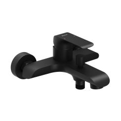 Ravak Flat Badewannen- und Duscharmatur Wandmontage schwarz X070175
