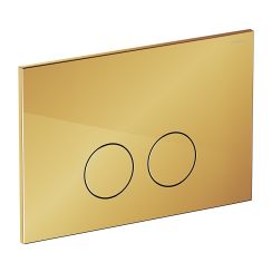 Omnires Minimal Betätigungsplatte für Toilette gold MPS1GL