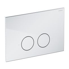 Omnires Minimal Betätigungsplatte für Toilette glänzender Chrom MPS1CR