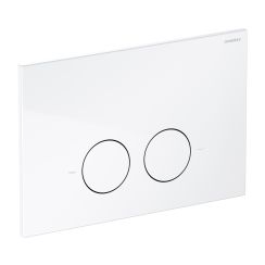 Omnires Minimal Betätigungsplatte für Toilette weiß MPS1BP