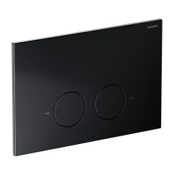 Omnires Minimal Betätigungsplatte für Toilette schwarz MPS1BLM
