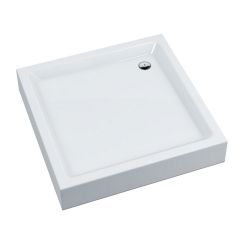 Omnires Invest Project Quadratische Duschwanne 80x80 cm weiß INVESTPROJECT80KBP