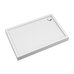 Omnires Camden Rechteckige Duschwanne 100x80 cm weiß CAMDEN80-100-PBP