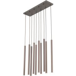 TK Lighting Ferro Pendelleuchte x8 W braun 11490