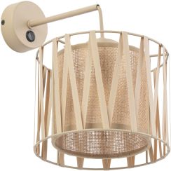 TK Lighting Harmony Wandleuchte 1x15 W sandig 11462