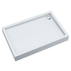 Schedpol Medium Rechteckige Duschwanne 120x80 cm weiß 3.4738