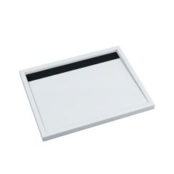 Schedpol Ajax B&W Rechteckige Duschwanne 120x90 cm weiß-schwarz 3.4229-M/C/G