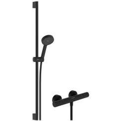 Hansgrohe Activera Select S Duschset Wandmontage mit Thermostat schwarz 28086670