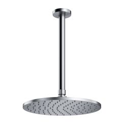 Omnires SlimLine Kopfbrause mit Brausearm 25x25 cm rund || WSSET1NI