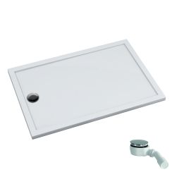Schedpol Caspar New Rechteckige Duschwanne 100x90 cm weiß 3.2845