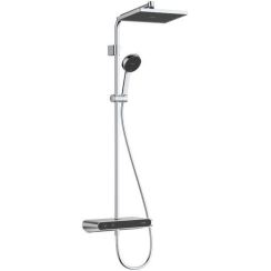 Hansgrohe Activera Q Duschset Wandmontage mit Thermostat mit Kopfbrause chrom 28648000