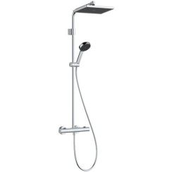 Hansgrohe Activera Q Duschset Wandmontage mit Thermostat mit Kopfbrause chrom 28749000