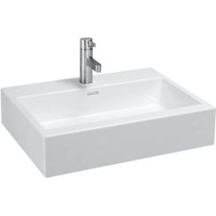 Laufen Living City Waschbecken 60x46 cm rechteckig Klassisch-Aufsatzwaschbecken weiß glanz H8174340001041