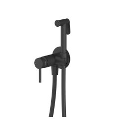 Ravak Bidetarmatur mit Duschset Unterputz schwarz X070750