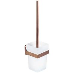 BISK Harmony Toilettenbürstengarnitur zum Schrauben kupfer 08694