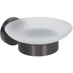 BISK Skala Seifenschale Wand grau 08392