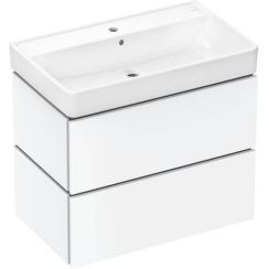 Hansgrohe Xilesa E Waschtisch mit Unterschrank 80 cm weiß 54397700