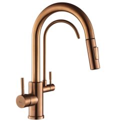 Rea Eco Fresh Küchenarmatur mit Filter Stehend kupfer REA-B7436