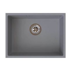 Ferro Stampo Granitspüle 54x40 cm grau/graphit/onyx DRGS1-U/40/54GA
