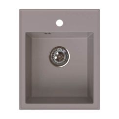 Ferro Stampo Granitspüle 50x40 cm braun DRGS1/50/40TU