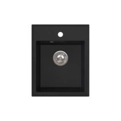 Ferro Stampo Granitspüle 50x40 cm grau/graphit/onyx DRGS1/50/40BA