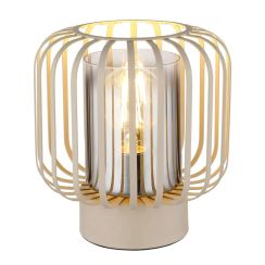 Globo Lighting Alfred Tischlampe 1x40 W sandig 15758T