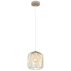 Globo Lighting Dichti Pendelleuchte 1x40 W sandig 15965H