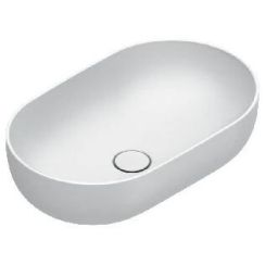 Catalano Sfera Waschbecken 60x37 cm oval Aufsatzwaschbecken weiß glanz 0522610021