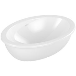 Villeroy & Boch Loop & Friends Waschbecken 56x38 cm oval Unterbauwaschbecken weiß glanz 4A550101